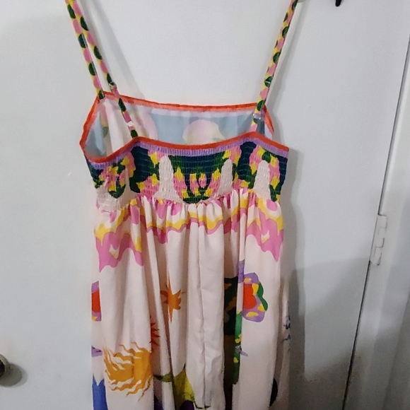 Boutique 9 Cream and Red A-Line Maxi Dress - Picture 3 of 5